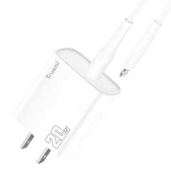 Trusmi Bộ sạc PD20W Type C kèm cáp C TO L (EU) (US)