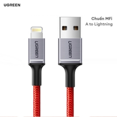 Cáp sạc iPhone UGREEN US293 Chuẩn Mfi, Truyền dữ liệu tốc độ 480Mbps