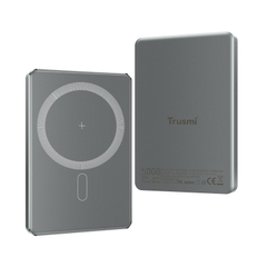 Trusmi Pin sạc không dây siêu mỏng MAGNATIC PD20W 5000mAh | Grey