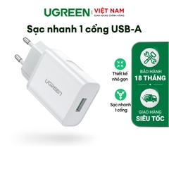 Củ sạc nhanh USB 18W CD122