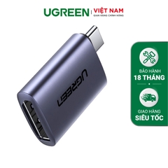 Đầu chuyển Type C sang DisplayPort UGREEN US321 - Hỗ trợ độ phân giải tối đa 4K*2K/60Hz - Thiết kế nhỏ gọn, khả năng tương thích rộng - Hàng phân phối chính hãng - Bảo hành 18 tháng 1 đổi 1
