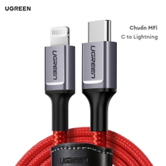 Cáp sạc Type C to Lightning bện Nylon 1M US298