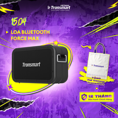 Loa Bluetooth 5.0 Tronsmart Force Max Công suất 80W, Chống thấm nước IPX6 - Thời gian 13 giờ chơi nhạc - Hàng phân phối chính hãng - Bảo hành 12 tháng