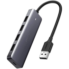 Hub USB 3.0 Ugreen 50985 – Bộ Chia 1 Ra 4 Cổng USB 3.0, Hỗ Trợ Cấp Nguồn USB-C DC 5V, Tốc Độ 5Gbps, Chip GL3510, Vỏ ABS Cao Cấp