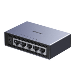 Bộ chia mạng gigabit 5 cổng (15641EU),dùng chia mạng nội bộ, không có mã hoá và không có chức năng thu phát sóng vỏ nhôm
