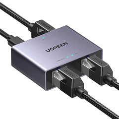 Bộ chia mạng 1 sang 2 đầu RJ45, nguồn USB-C NW301