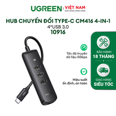 Hub mở rộng Type C ra 4 USB 3.0 0.2M CM416