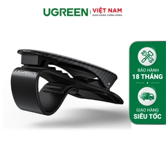 Giá đỡ điện thoại trên ô tô chất liệu plastic màu đen (60328) LP136