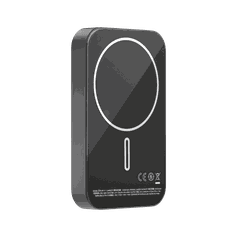Pin sạc dự phòng dùng cho điện thoại IP117, 10000mAh Li-ion,1 cổng đầu ra có sạc không dây, màu đen MOMAX