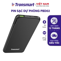 Pin sạc dự phòng Tronsmart PBD02 10000mAh USB-C PD Power Delivery 3.0, VoltiQ, tương thích với Quick Charge 3.0, công nghệ Huawei FCP, ... Hàng phân phối chính hãng - Bảo hành 12 tháng