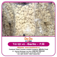 Frozen Peeled Garlic Vietnam