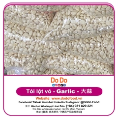 Frozen Peeled Garlic Vietnam