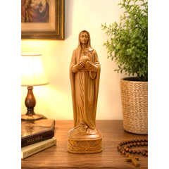 Tượng Đức mẹ Hoà Bình( REGINA PACIS OPRA NOBIS), cao 30cm, gỗ Beech