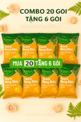 Combo 20 gói snack rong biển bibigo-  tặng 6 gói ngẫu nhiên( truyền thống, phô mai bắp, bắp mật ong)