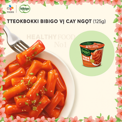 Combo 3 hộp Bánh gạo Tteokbokki đủ vị Phô mai, Cay ngọt & Cay (125g x 3) - Dẻo dai
