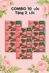 Combo 10 lốc rong biển Bibigo vị muối hồng Himalaya tặng 2 lốc cùng loại