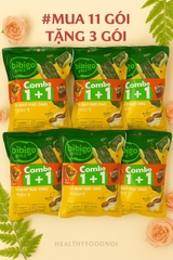 Combo snack rong biển 11 gói tặng 3 gói bất kỳ( vị truyền thống, vị phô mai bắp, vi bắp mật ong)