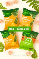 Combo snack rong biển 11 gói tặng 3 gói bất kỳ( vị truyền thống, vị phô mai bắp, vi bắp mật ong)