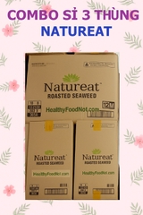 COMBO SỈ 3 thùng rong biển Natureat