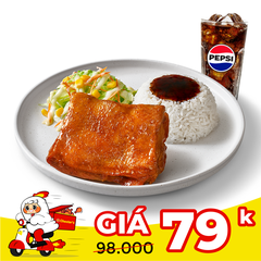 Combo Cơm gà nướng xốt cay Chester's + Pepsi
