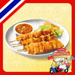 Thai-style grilled pork skewers (3pcs)