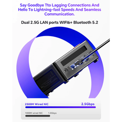 [ORDER]Mini PC AOOSTAR GEM12+ Pro | AMD R7 8845HS | Hỗ trợ RAM DDR5 64GB | 2x NVMe | USB4 | Windows 11 Pro