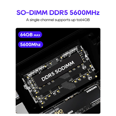 [ORDER]Mini PC AOOSTAR GEM12+ Pro | AMD R7 8845HS | Hỗ trợ RAM DDR5 64GB | 2x NVMe | USB4 | Windows 11 Pro