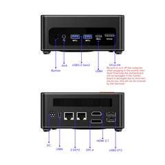 [ORDER]Mini PC AOOSTAR GEM12+ Pro | AMD R7 8845HS | Hỗ trợ RAM DDR5 64GB | 2x NVMe | USB4 | Windows 11 Pro