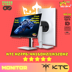 Màn Hình KTC H27P6 27 Inch 4K IPS | 160Hz/320Hz | USB Type-C | 99% sRGB – Siêu Mượt, Siêu Nét