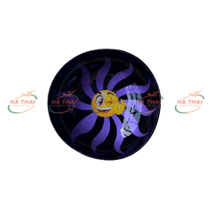 Unique Coconut Shell Bowl With Fun Emoji Design (CB093)