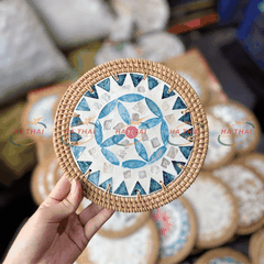 Mother of Pearl Coasters with Unique Patterns (MPC07)