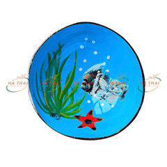 Hand-Painted Organic Shell Dish for Home Decor And Gift (CB094)