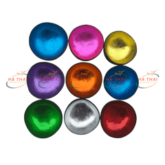 Colorful Silver Foil Coconut Bowl - CB015
