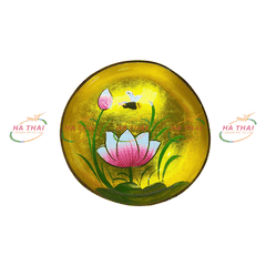 Lacquer Coconut Bowl – Lotus Design (CB022)