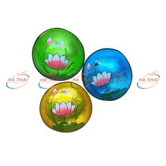 Lacquer Coconut Bowl – Lotus Design (CB022)