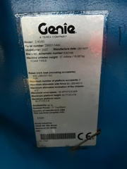 XE NÂNG NGƯỜI GENIE Z-80/60 – 2007