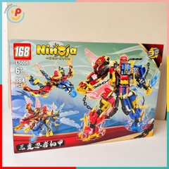 Đồ chơi lắp ráp robot Ninja 3 trong 1 384 chi tiết L5006 PeeKaPaw Toys