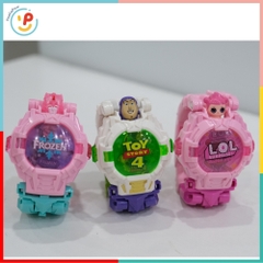 Đồ chơi siêu nhân lắp ráp đồng hồ 2 trong 1 có đèn 8525 PeeKaPaw Toys