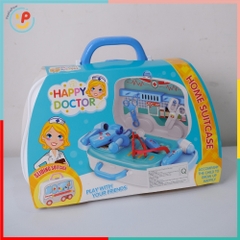 Vali đồ chơi bác sĩ 678-102 có bánh xe đồ chơi nhập vai PeeKaPaw Toys