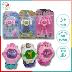 Đồ chơi siêu nhân lắp ráp đồng hồ 2 trong 1 có đèn 8525 PeeKaPaw Toys