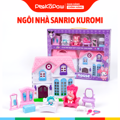 Ngôi nhà gia đình nhân vật hoạt hình Sanrio có đèn nhạc 5807-7A PeeKaPaw Toys