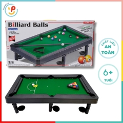 Bộ đồ chơi bàn bida mini vải nỉ có cúp vàng 9905 PeeKaPaw Toys