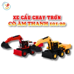Xe cẩu đồ chơi chạy trớn có âm thanh 101-20 PeeKaPaw Toys