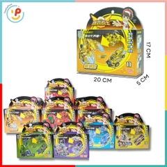 Hộp lắp ráp robot biến hình xe 10 mẫu 9801 PeeKaPaw Toys