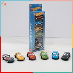 Hộp 6 Xe Thể Thao Mini Chạy Đà Trớn 1038-4 PeeKaPaw Toys