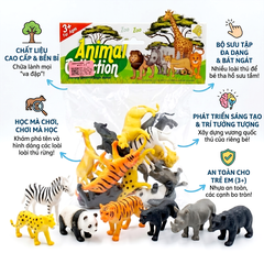 Mô Hình Động Vật Nông Trại Và Thú Rừng Cho Bé PeeKaPaw Toys