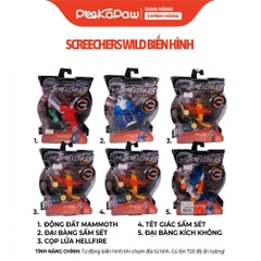 Xe Biến Hình Screechers Wild 720 Độ Tự Động Biến Hình PeeKaPaw Toys