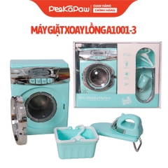 Máy Giặt Đồ Chơi Cho Bé Có Đèn Âm Thanh Kèm Bàn Ủi Rổ Giặt A1001-3 PeeKaPaw Toys