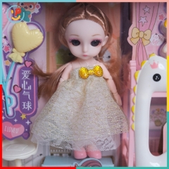 Hộp búp bê kèm phụ kiện phòng ngủ dễ thương cho bé 50cm 89026 PeeKaPaw Toys