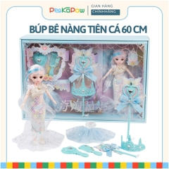 Búp Bê Công Chúa Nàng Tiên Cá 60cm Chủ Đề Đại Dương 598-193 PeeKaPaw Toys